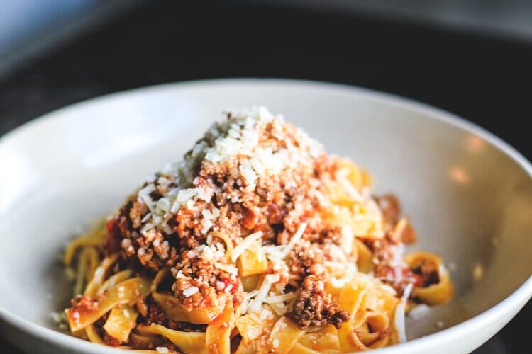 De Cecco Egg Fettuccine Bolognese
