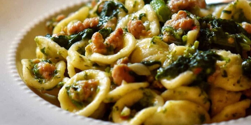 Orecchiette with Friarielli and Pork Fennel Sausage