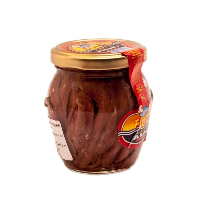 ANCHOVY FILLETS IN OIL 200g (Vecchi Molo)