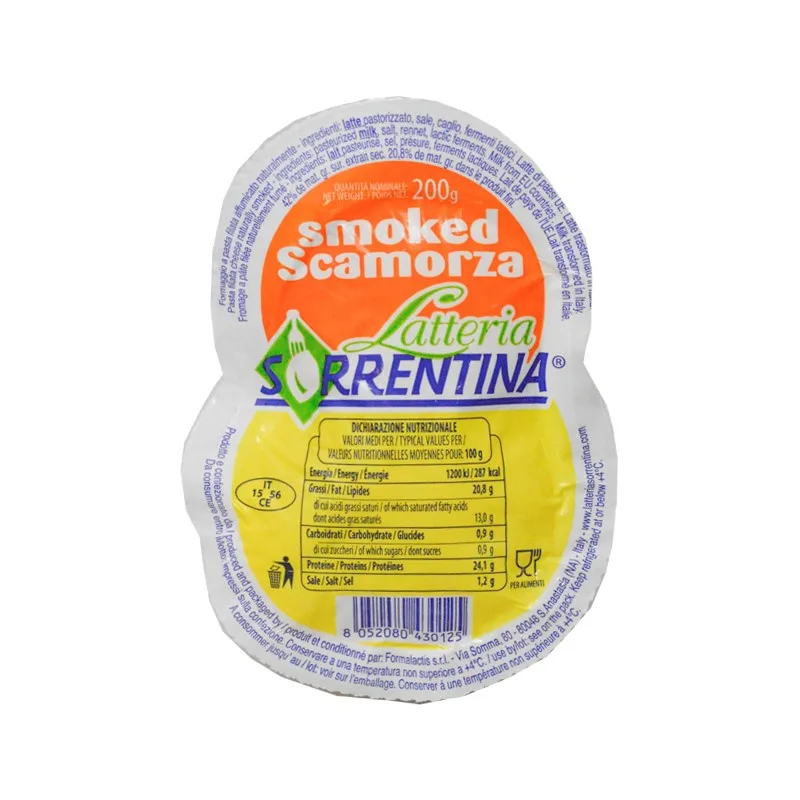 ITALIAN SMOKED MOZZARELLA SCAMORZA 200g (Sorrentina)