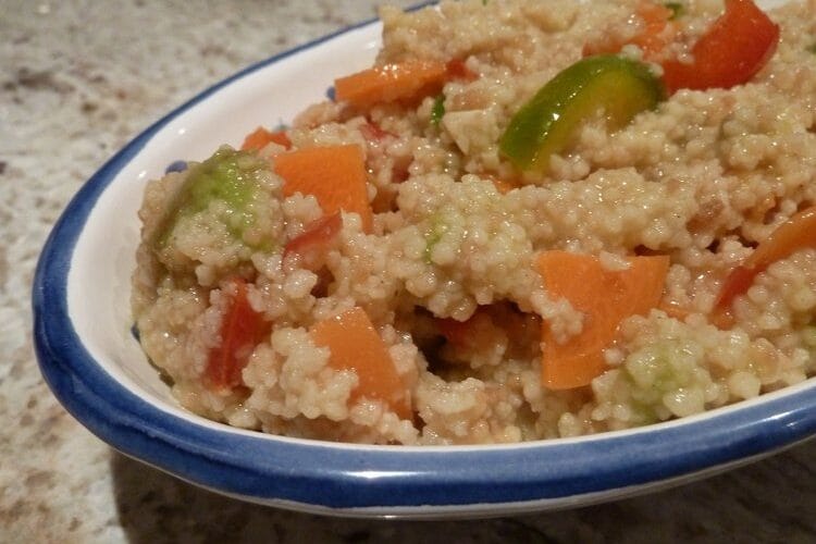 ROASTED COUSCOUS WITH VEGETABLES