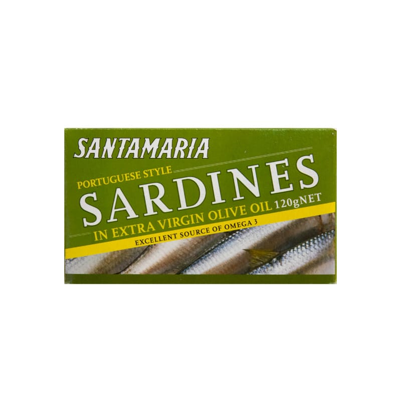 SARDINES IN EXTRA VIRGIN OLIVE OIL (Santa Maria)