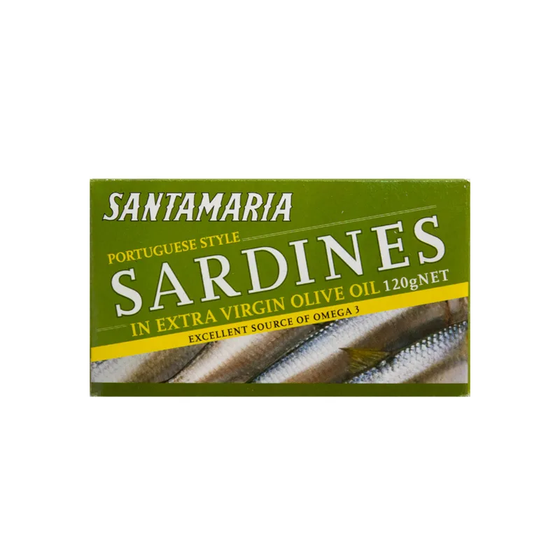 SARDINES IN EXTRA VIRGIN OLIVE OIL (Santa Maria)