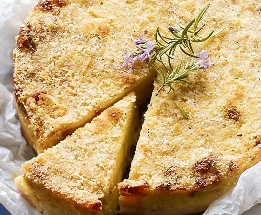 Gattò di patate — potato with smoked pancetta and provolone – a classic Neapolitan dish