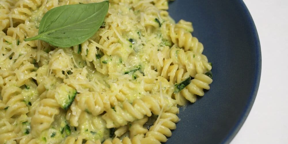 Fusilli De Cecco Pesto Di Zucchine e Fonduta All’Asiago