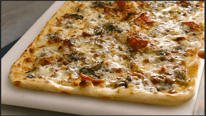 Watch: Homemade Speck, Gorgonzola, and Potato Pizza