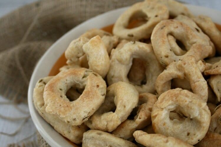 Tarallini from Puglia&nbsp;