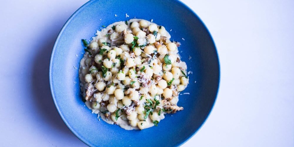 Watch: Chicche (small gnocchi) with Gorgonzola and Walnuts