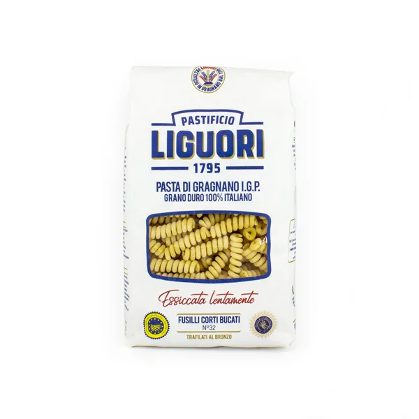 Liguori Fusilli Corti Bucati I.G.P 500g PASTA DI GRAGNANO
