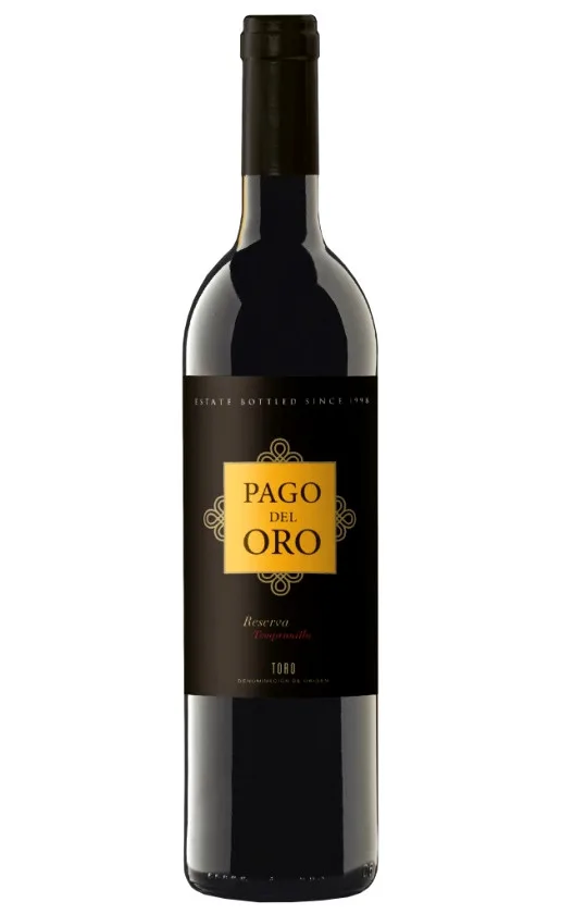 Pago del Oro Tempranillo Reserva 2015