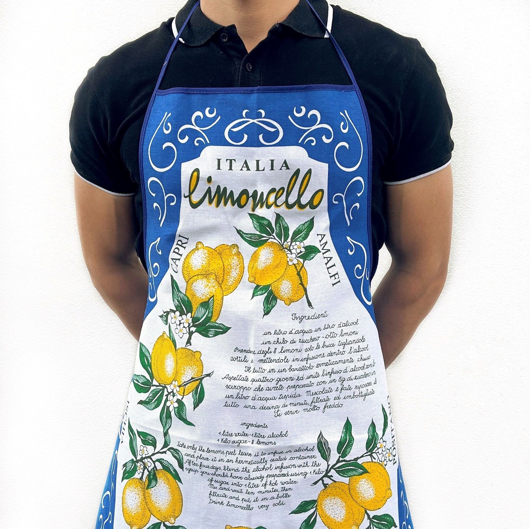 limoncello italian apron