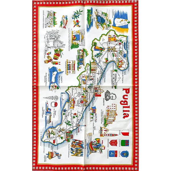 italian tea towel puglia