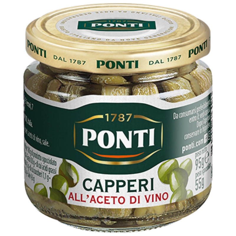 Ponti Capers in Vinegar