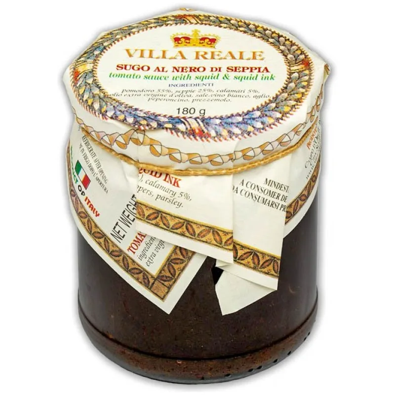 Villa Reale Squid Ink Tomato Sauce