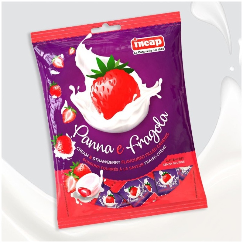 Panna & Fragola Candies 200g