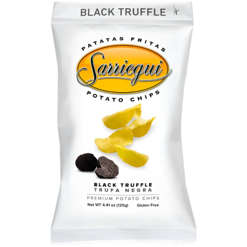 Black Truffle Potato Chips 125g - Sarriegui