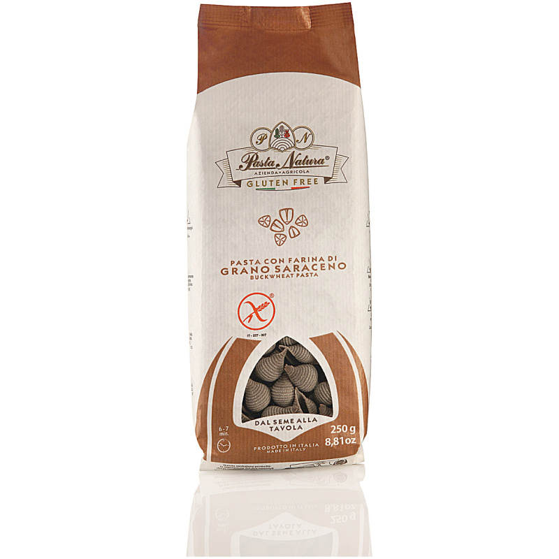 Buckwheat Conchiglie Gluten Free Pasta 250g - PASTA NATURA