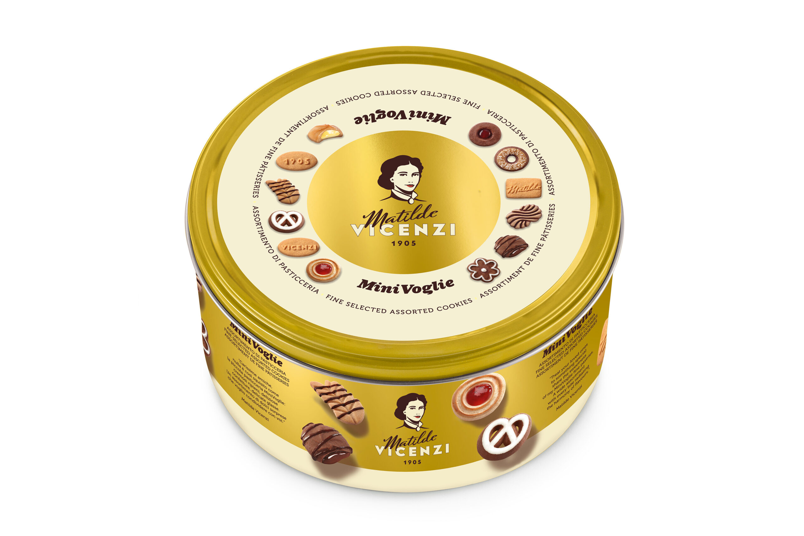 Assorted Cookies Tin 500g - MATILDE VICENZI