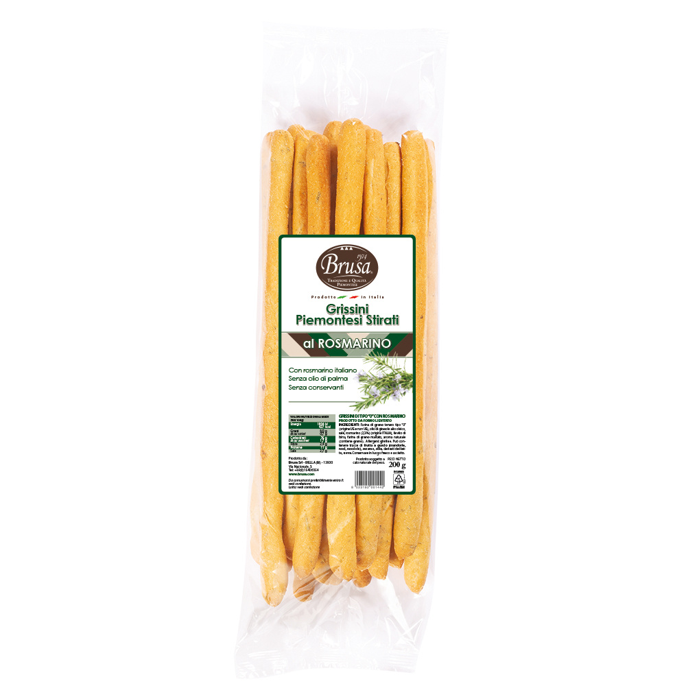 Italian Rosemary Breadsticks 140g - BRUSA