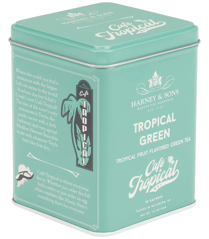 Tropical Green Tea 20 Sachets - HARNEY & SONS