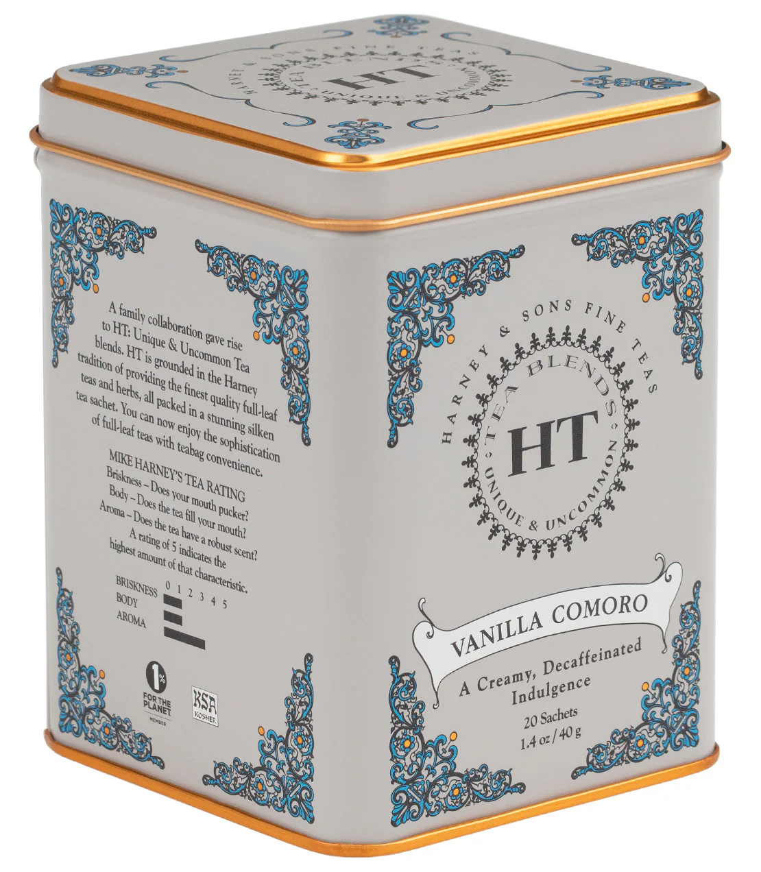 Vanilla Comoro Tea 20 Sachets - HARNEY & SONS