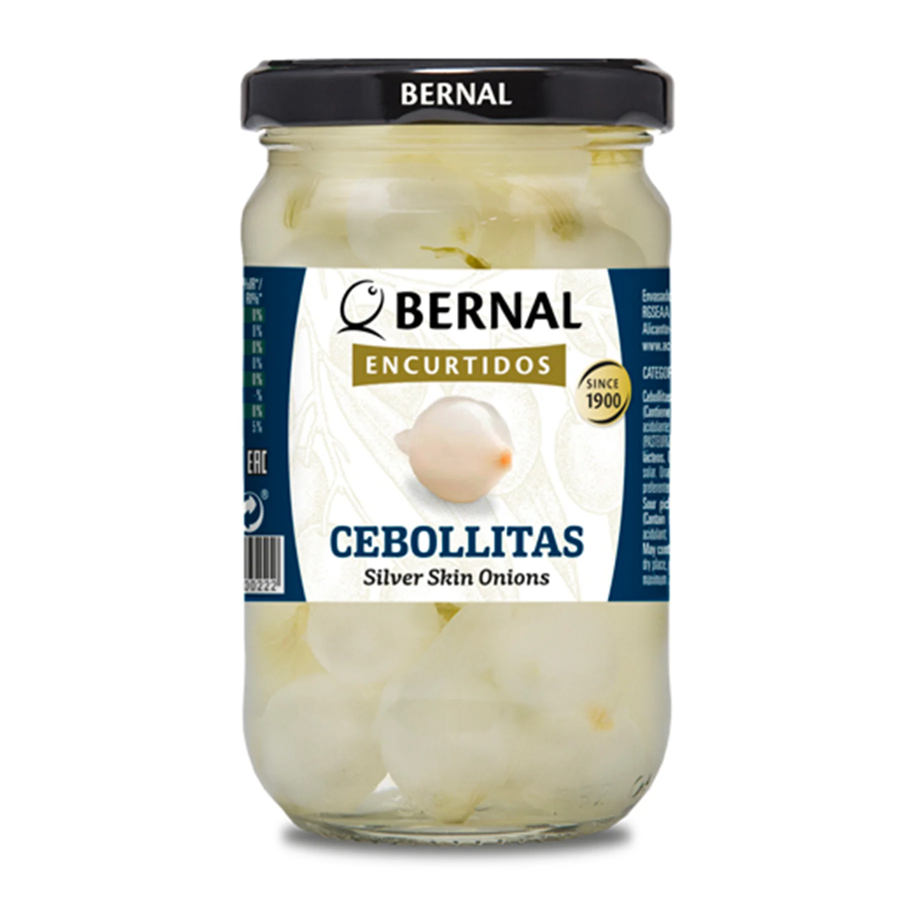 Silver Skin Onions 300g - BERNAL