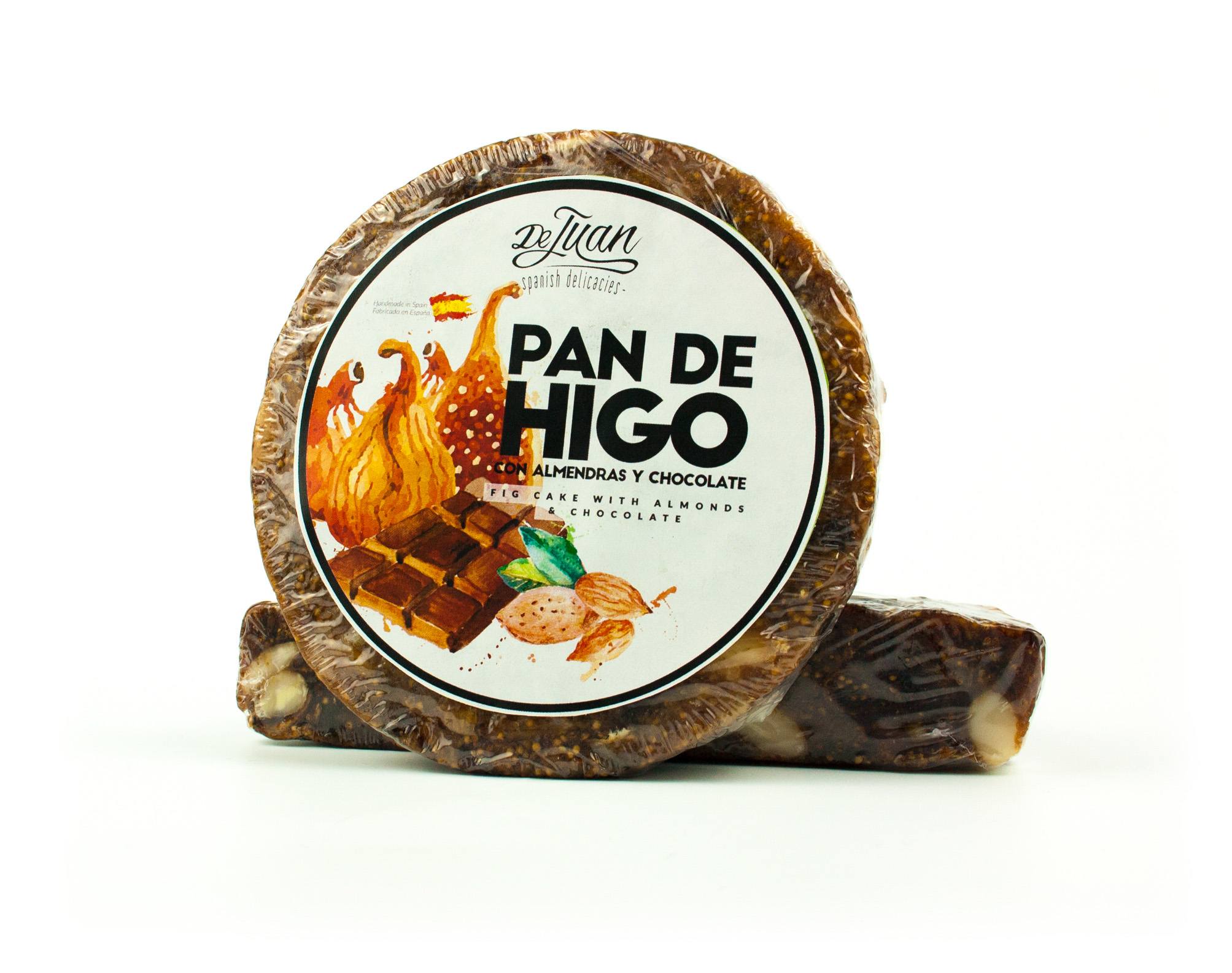 Fig Cake with Almonds and Chocolate 200g - DE JUAN