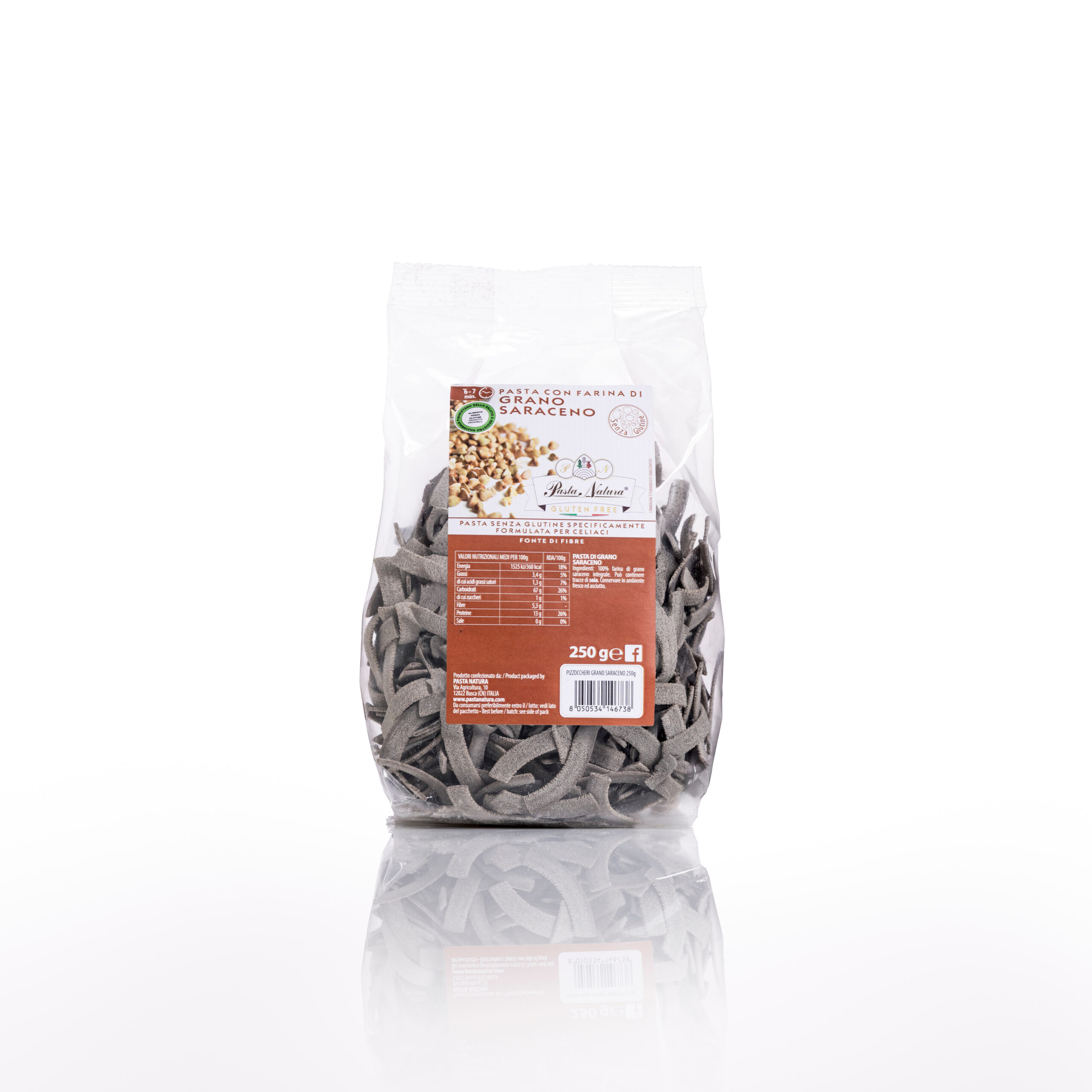 Buckwheat Pizzocchero Gluten Free Pasta 250g - PASTA NATURA